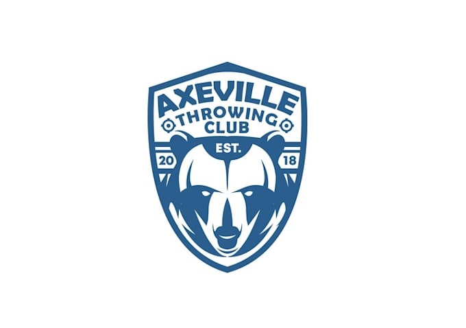 make top quality logo for an hatchet axe throwing business