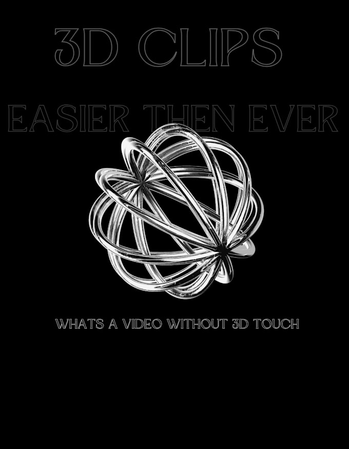 make 3d documentary style clip