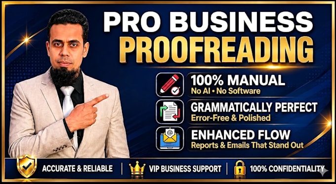 proofread and edit your business documents