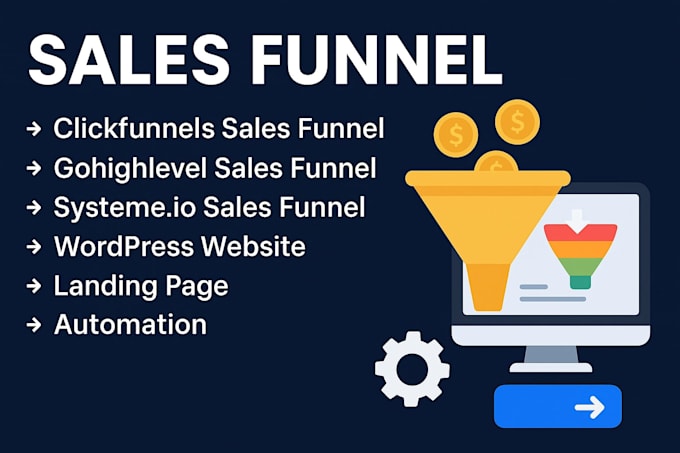 build sales funnel website clickfunnels landing page for salesclosing