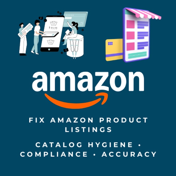 fix amazon product listings and catalog issues professionally