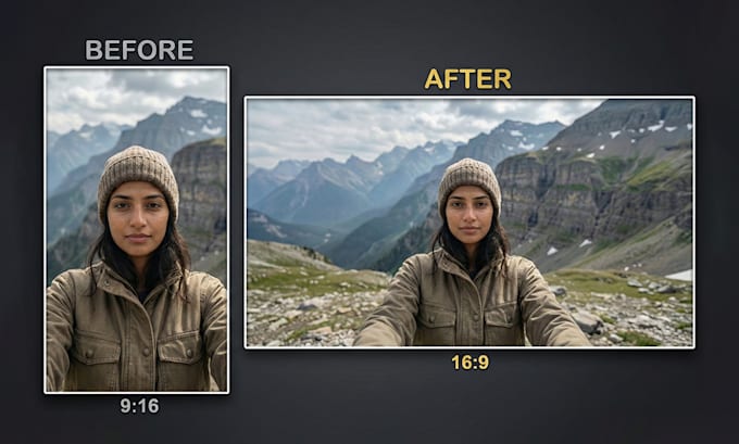 professionally resize, extend and expand your photos