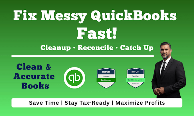 do quickbooks clean up and fix bookkeeping errors