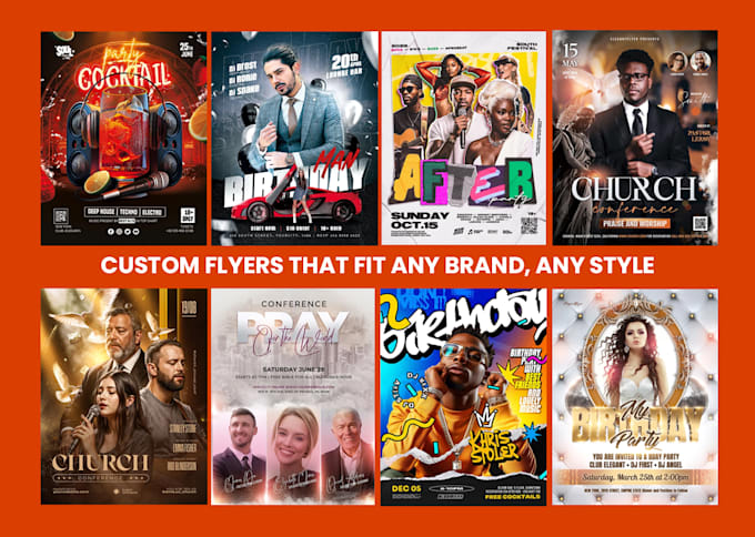 design a professional print ready flyer or post design
