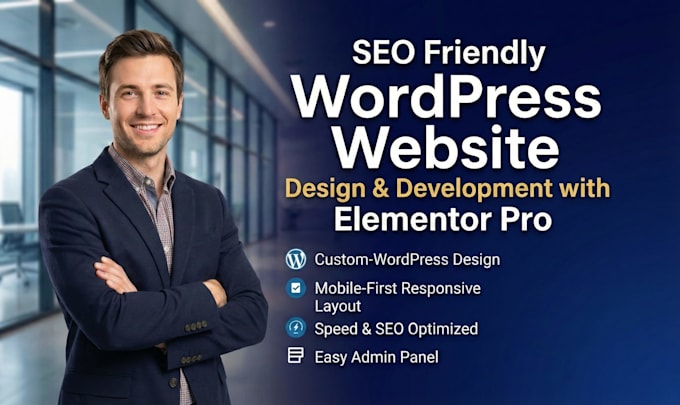design and develop an SEO friendly wordpress website