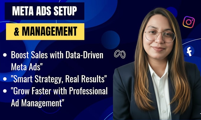 setup facebook ads and instagram ads campaign, meta ads