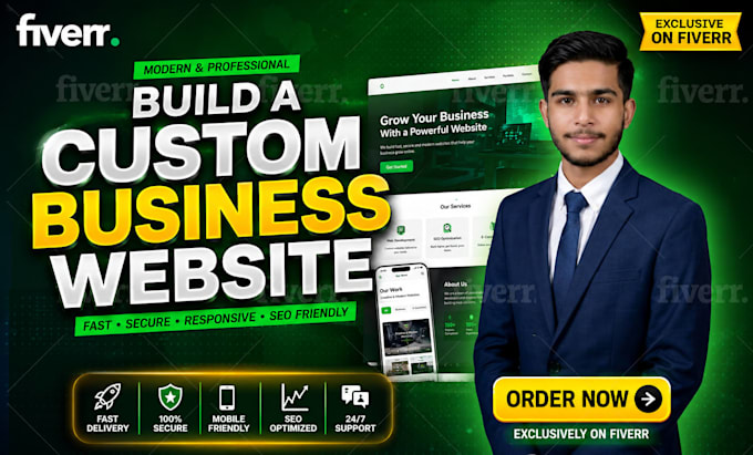 build a custom business website