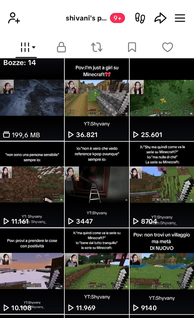 montaggio di video brevi