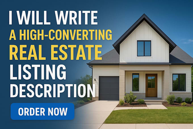 write a high converting real estate listing description