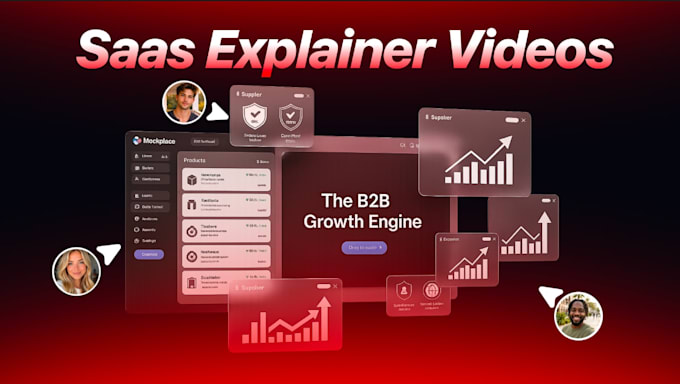 create a saas explainer video with clean motion graphics