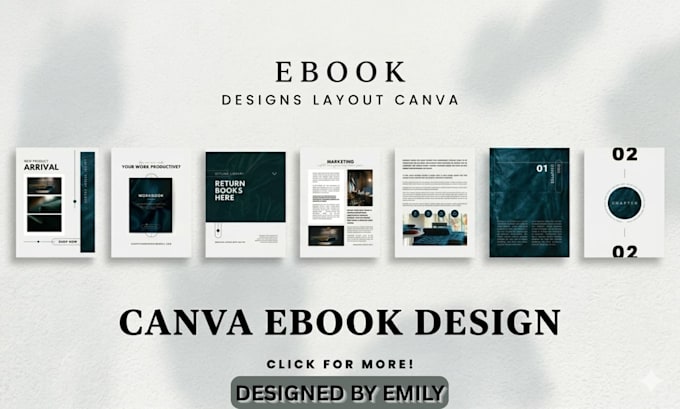 design canva ebook design editable canva ebook workbook and layout design