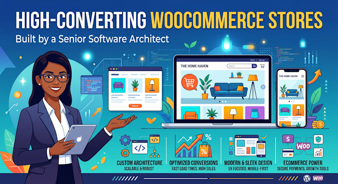 develop a high converting wordpress woocommerce website