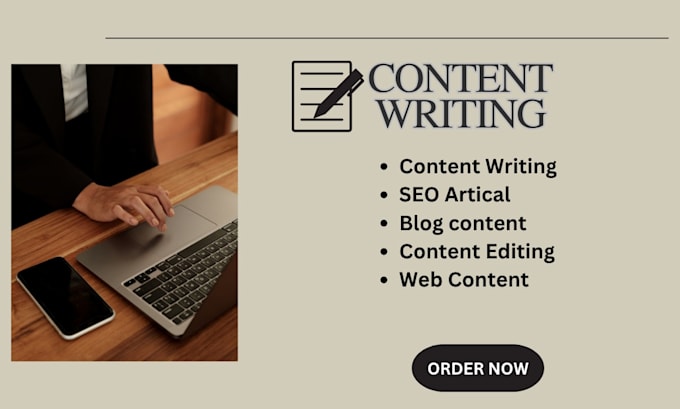 write SEO optimized blog posts, articles, website content