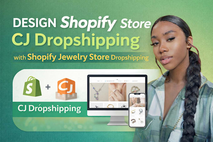 design shopify store, cj dropshipping with shopify jewelry store dropshipping