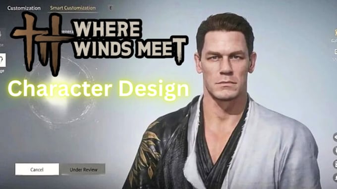 create where winds meet character design