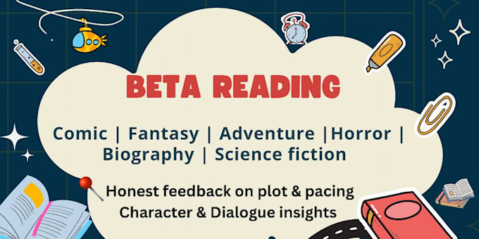 beta read your book and give honest reader feedback