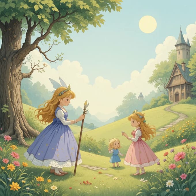 create fairy tale illustrations