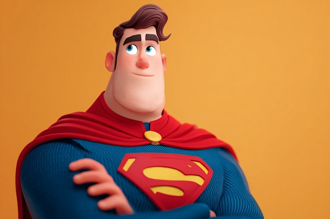 illustrate a superb superhero character for comics