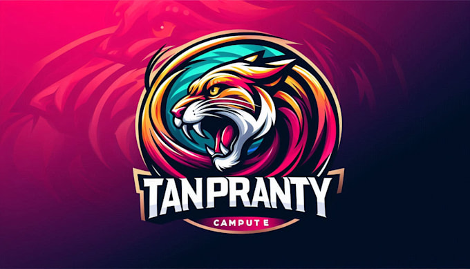 design feline predator mascot logo with free source files