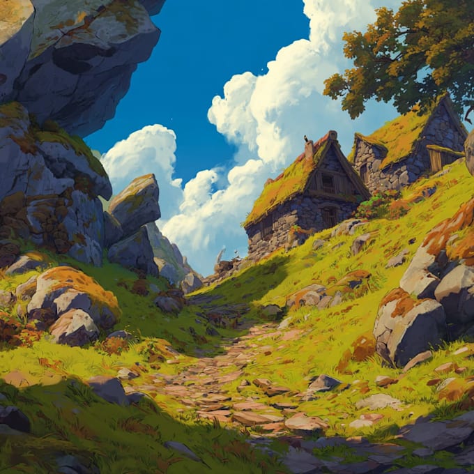 create character design, illustration, sketch or concept