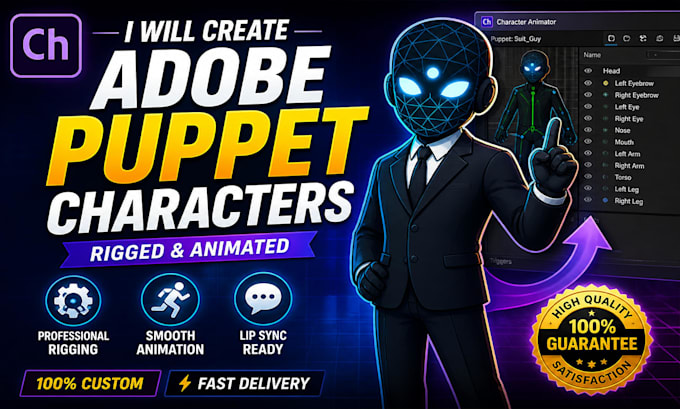 create adobe character animator puppets