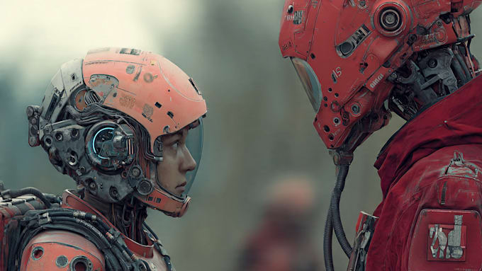 creative photorealistic science fiction illustration