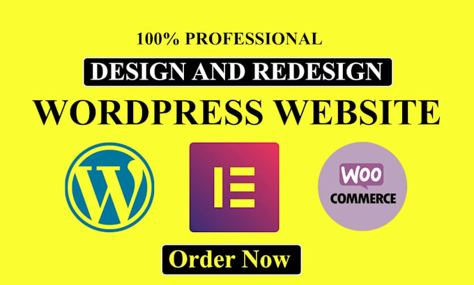 design or redesign wordpress website