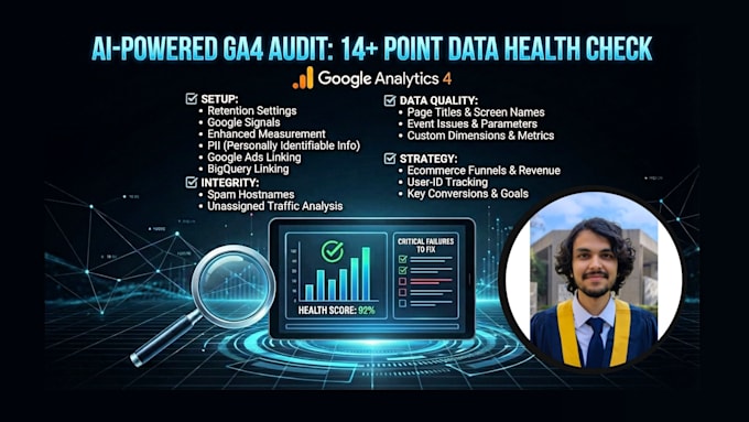 audit and fix your google analytics 4 in 5 min, via ga4 ai auditor