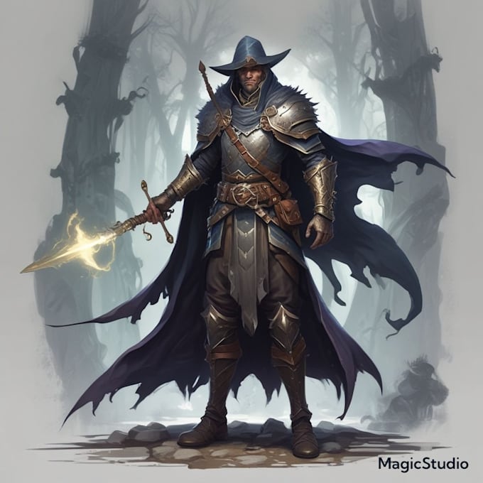 make your amazing dnd, dd character for you