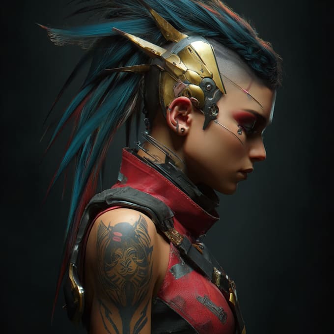 Create a fantasy character or other concept art for you by Gatouayode ...