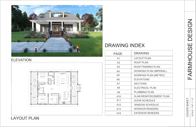 design 2d architectural plans, elevations and permit drawings