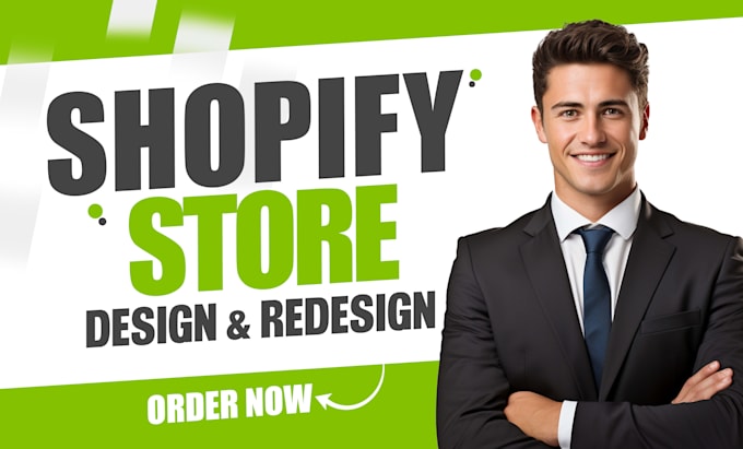 build shopify store design, redesign shopify website, shopify dropshipping store