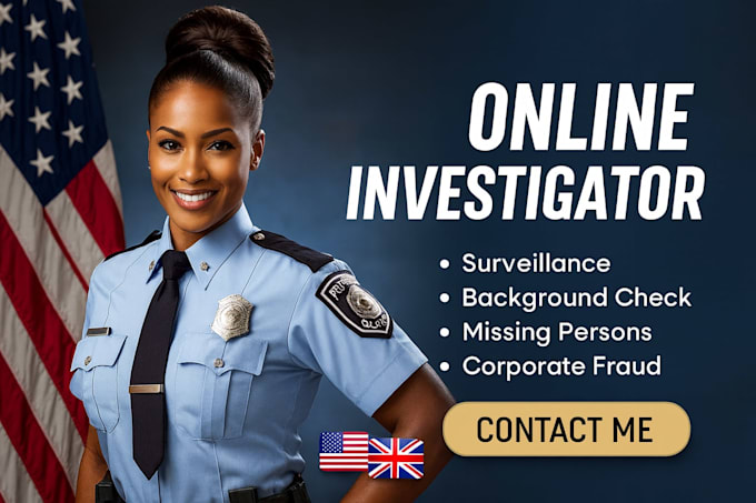 do online investigation, background check, people search