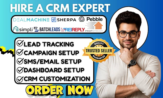 setup resimpli dealmachine batchleads leadsherpa rei reply pebble crm propstream