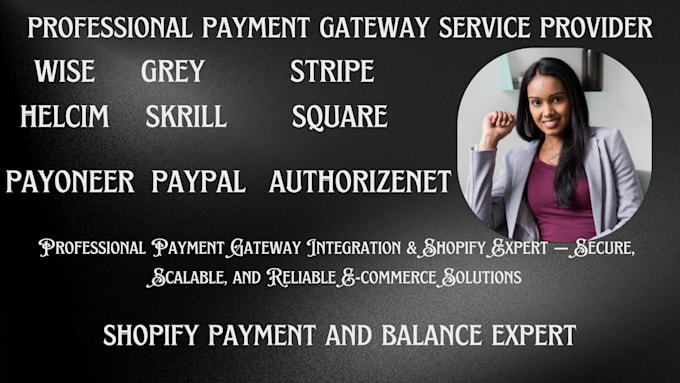 be your shopify expert for payment gateway integration