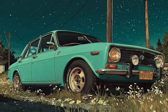 create a car or any vehicle illustrations