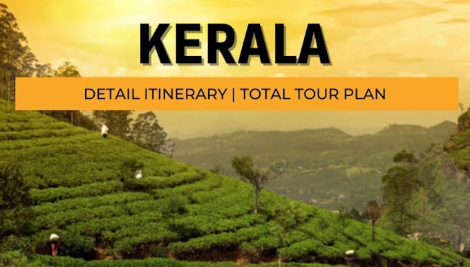 design a customized south kerala travel itinerary