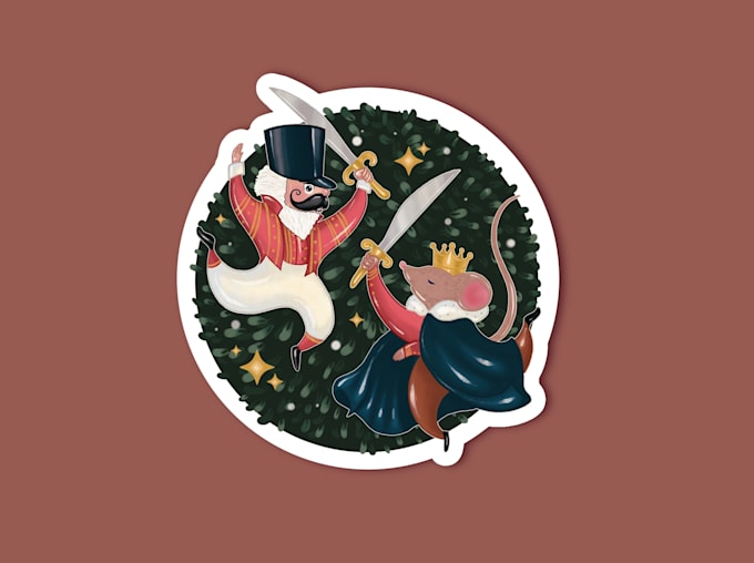 design nutcracker and the rat king logo