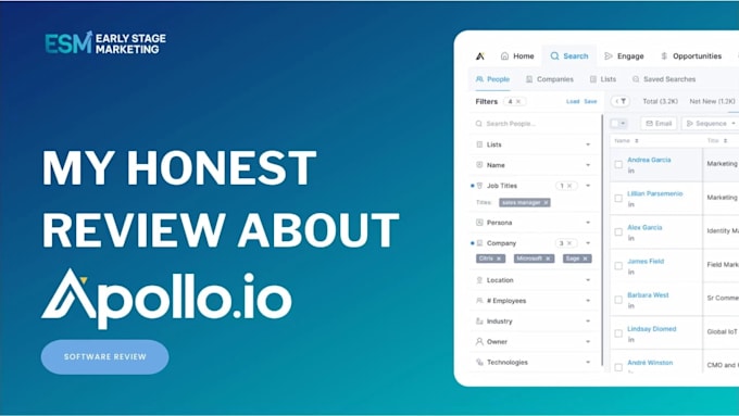 Setup automation workflows and management on apollo io by Elitweb33 ...