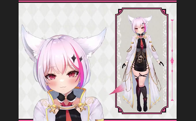 design live2d model, vtuber rigging, 2d vtuber model, 2d vtuber avatar