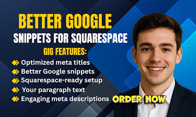 optimize squarespace meta title,tags meta descriptions, squarespace on page SEO