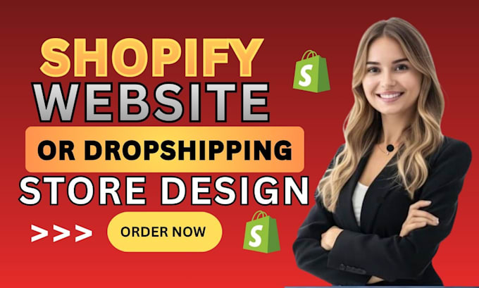 build professional shopify dropshipping store design and setup