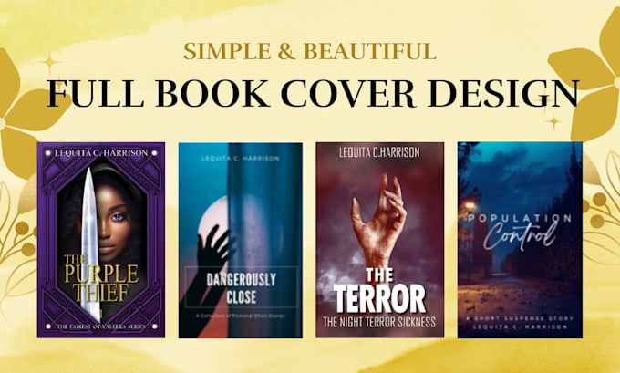 design your simple and beautiful book cover