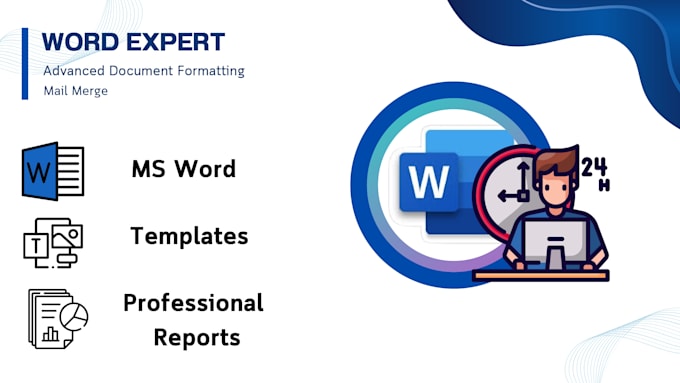 professionally format, edit and design your ms word  document