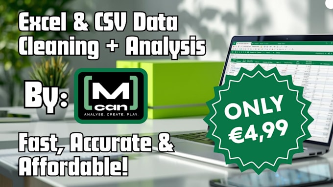 organize excel and clean data