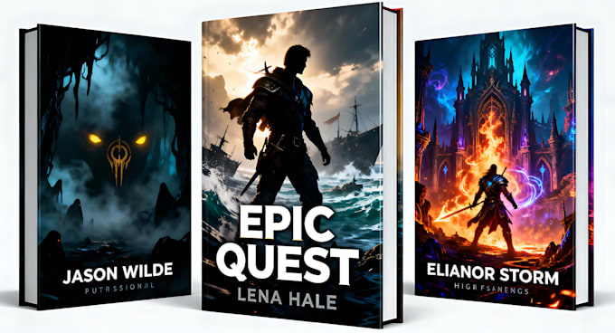 design professional book cover less than 12hr