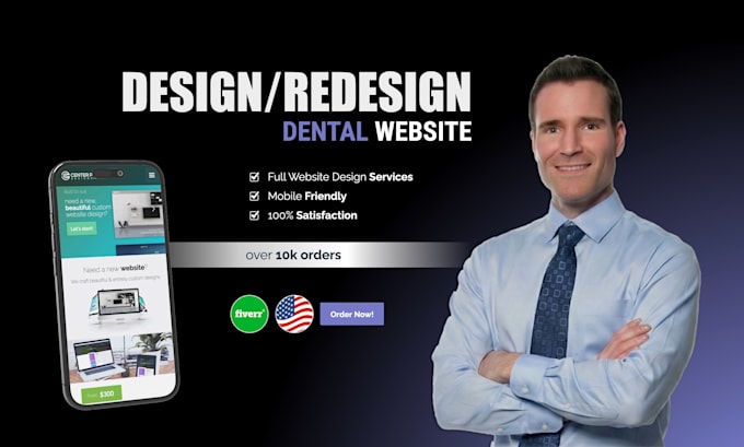 design a custom dental website