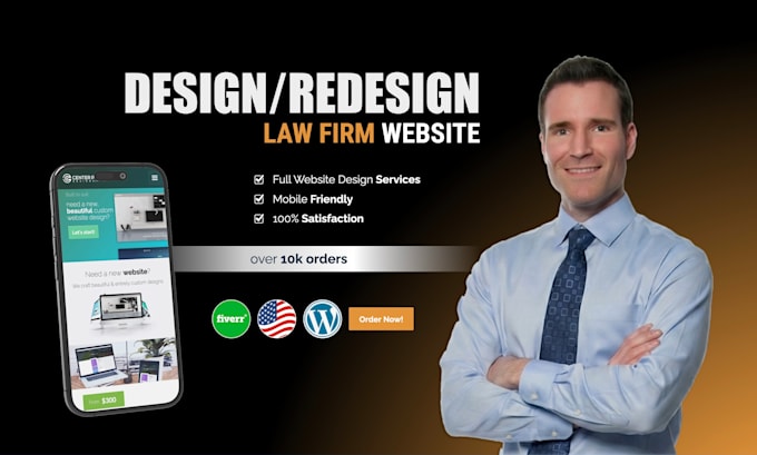 design a custom wordpress law firm website