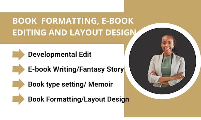 do book formatting, e book editing, book type setting and layout design