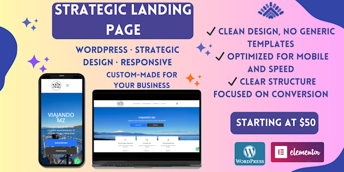 strategic wordpress landing pages focused on conversion
